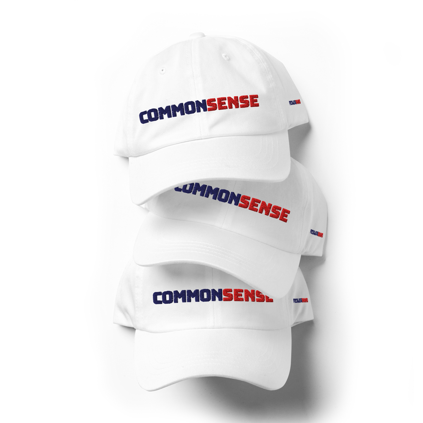 COMMON SENSE Baseball Hat - Red + Blue