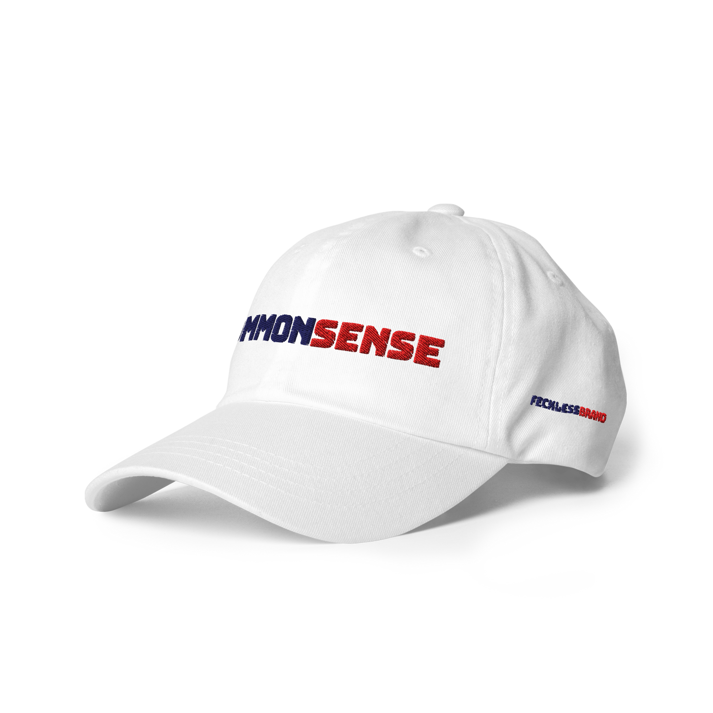 COMMON SENSE Baseball Hat - Red + Blue
