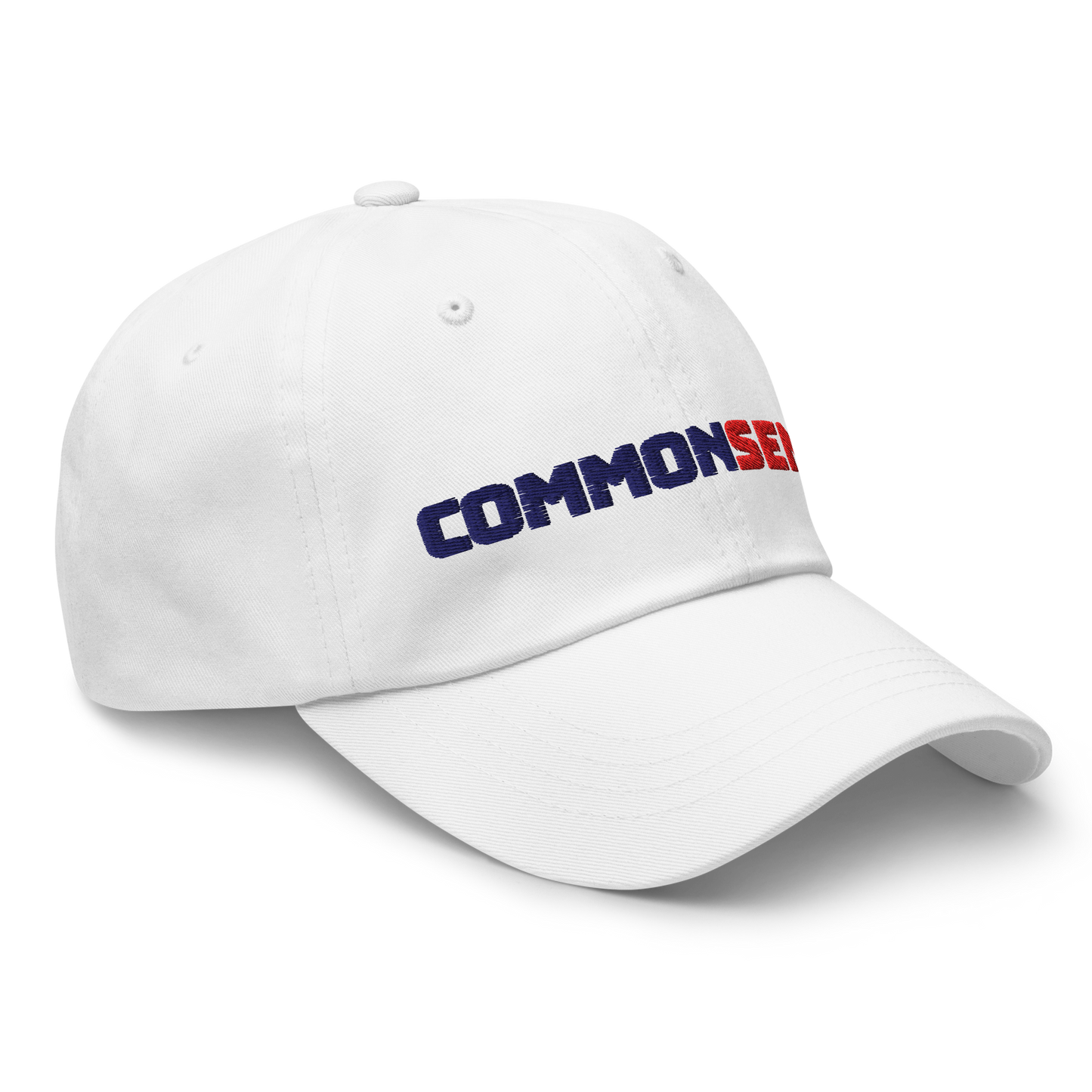 COMMON SENSE Baseball Hat - Red + Blue
