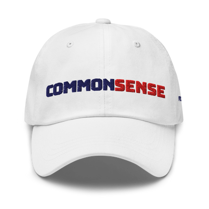 COMMON SENSE Baseball Hat - Red + Blue