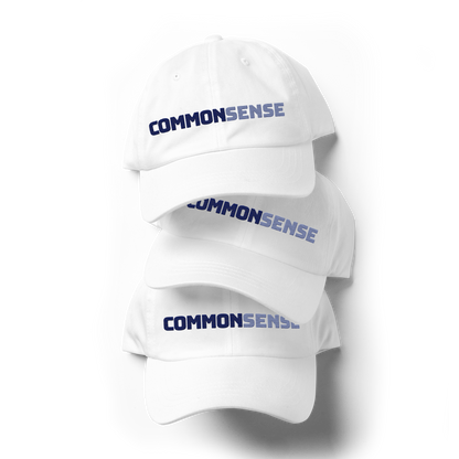 COMMON SENSE Baseball Hat - Twin Blue