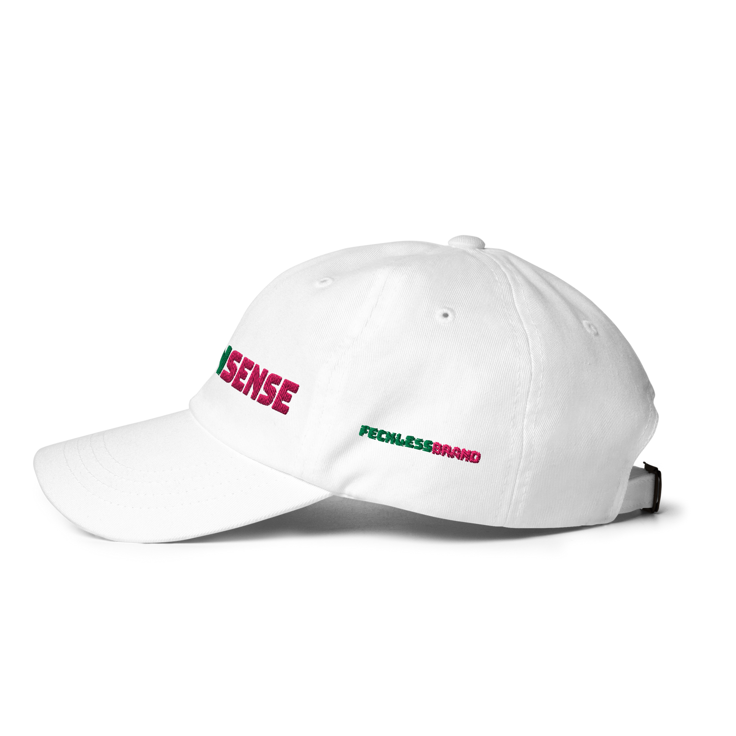 COMMON SENSE Baseball Hat - Pink + Green