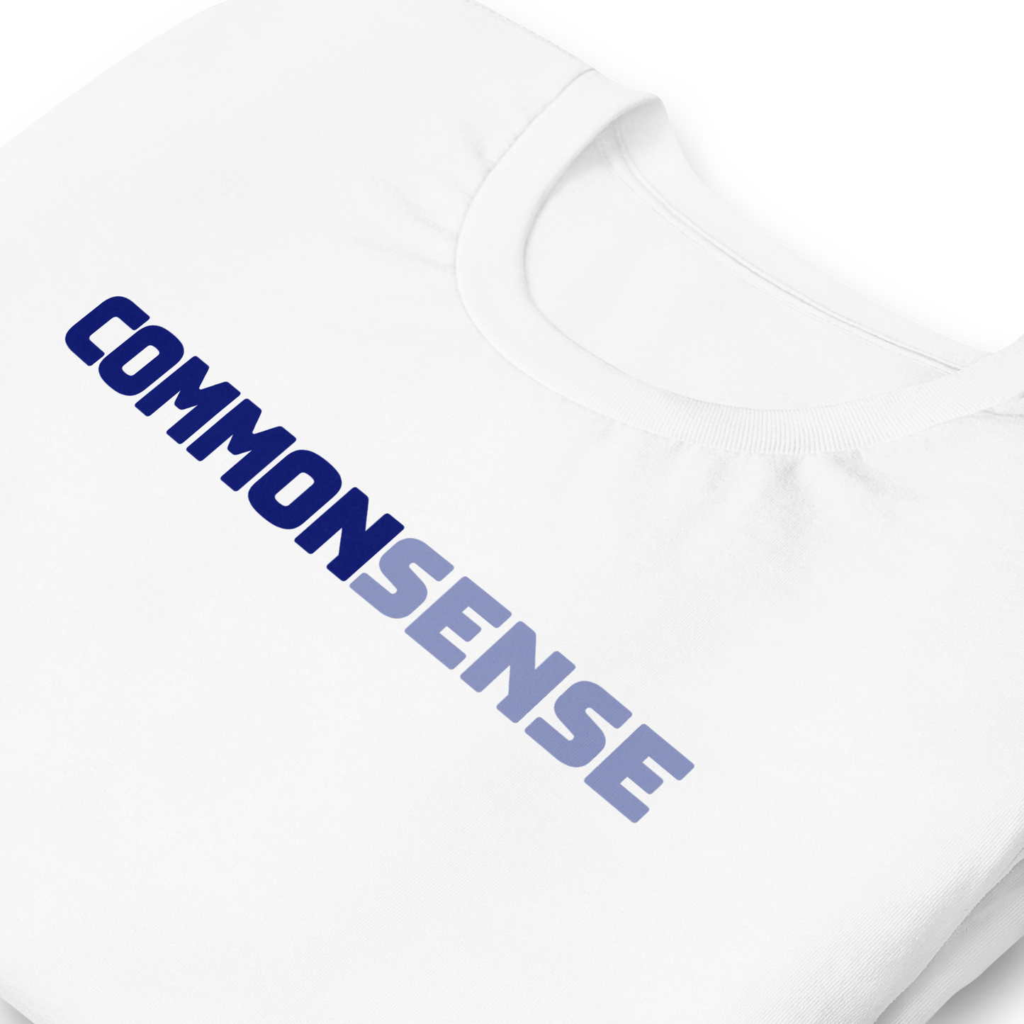 COMMON SENSE Tee - Twin Blue